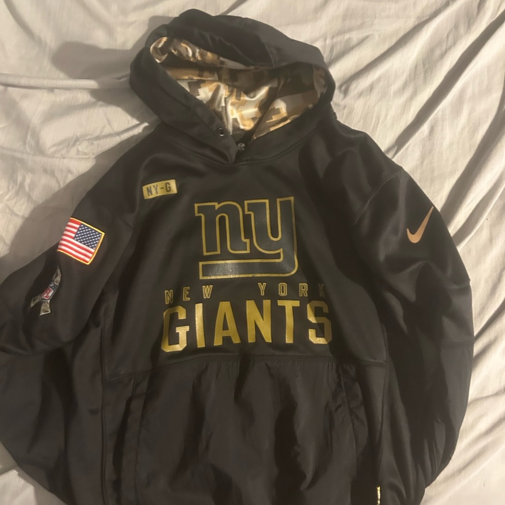 Nike Black and Gold Men's Sweater